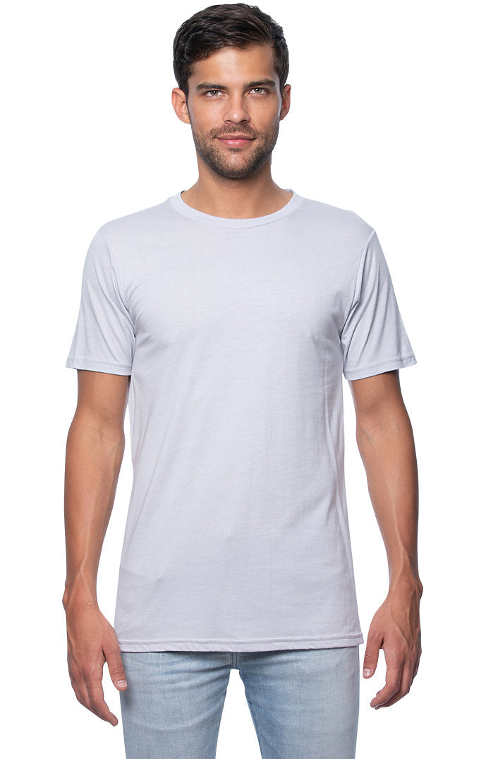 Royal Apparel 73051 Unisex Viscose Bamboo Organic Cotton Tee - Silver