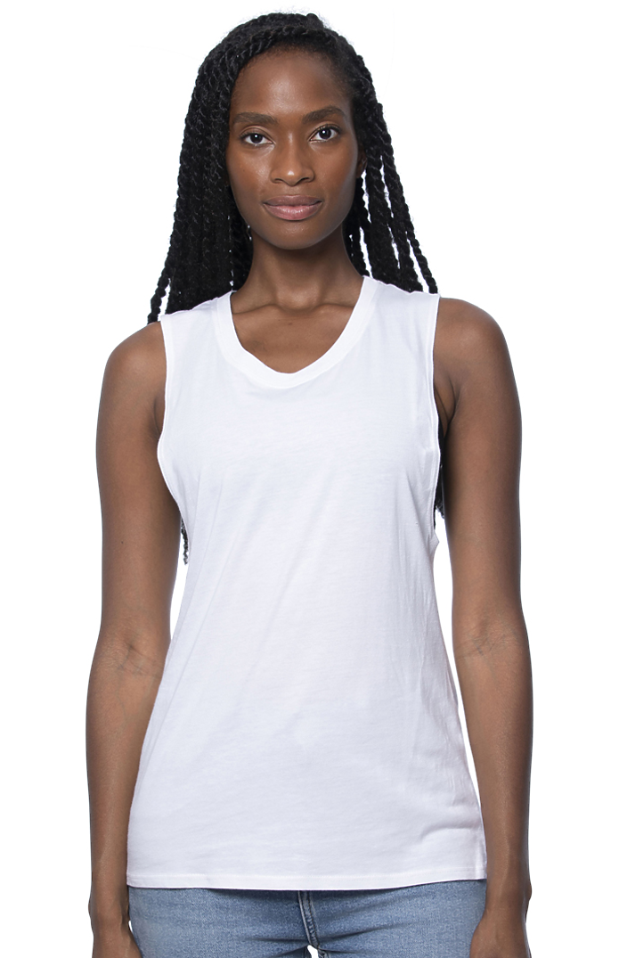 Royal Apparel 73126 Women's Viscose Bamboo Organic Cotton Muscle - Frost