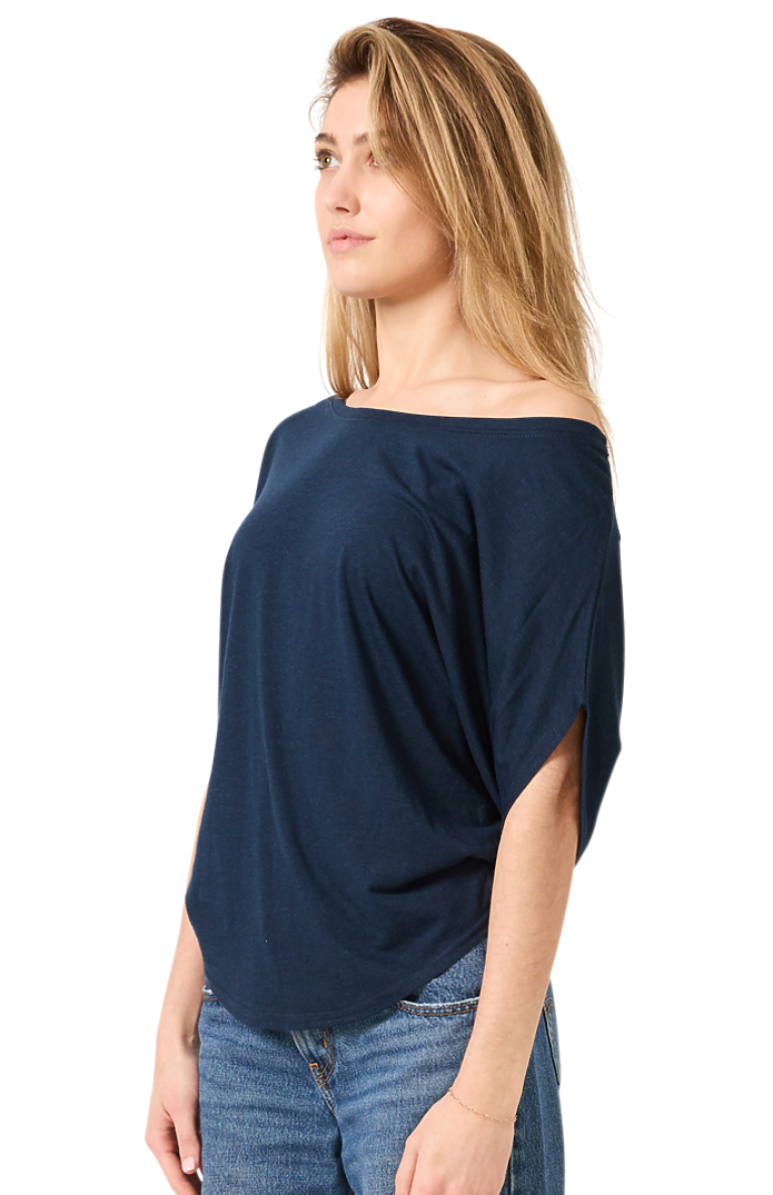 Royal Apparel 73635 Women's Viscose Bamboo Organic Cotton Poncho - Midnight