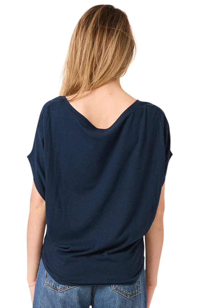 Royal Apparel 73635 Women's Viscose Bamboo Organic Cotton Poncho - Midnight
