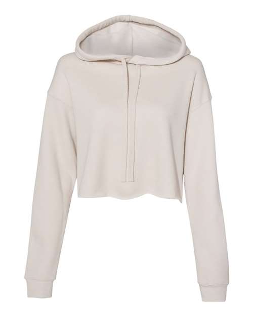 Bella + Canvas 7502 Women's Crop Fleece Hoodie Sweatshirt