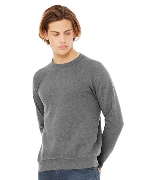 BELLA + CANVAS Unisex Sponge Fleece Raglan Crewneck Sweatshirt - BELLA + CANVAS 3901