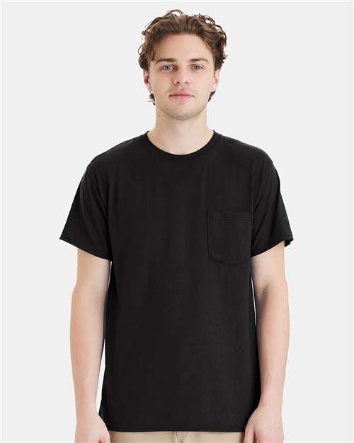 Hanes W110 Unisex Workwear Pocket T-Shirt