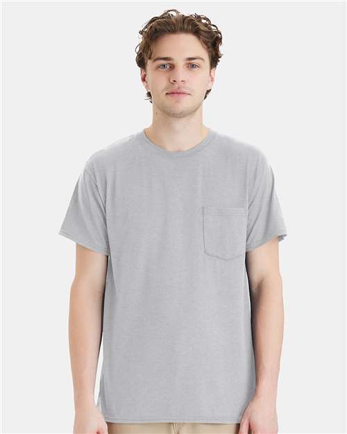 Hanes W110 Unisex Workwear Pocket T-Shirt