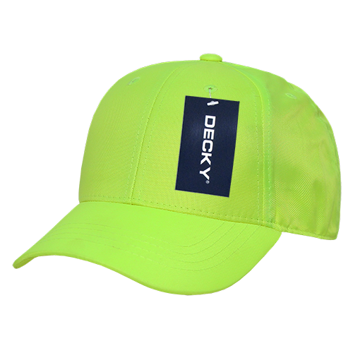 Decky 6 Panel Low Profile Structured Neon Cap | Decky 761