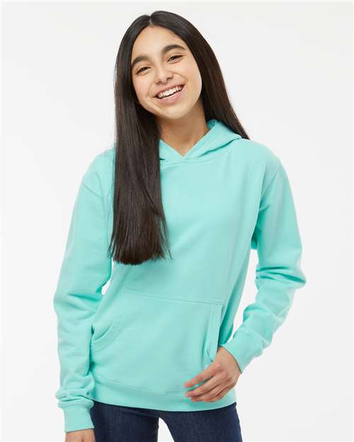 Independent Trading Co. SS4001Y Youth Midweight Hooded Sweatshirt | Wholesale Youth Hoodie