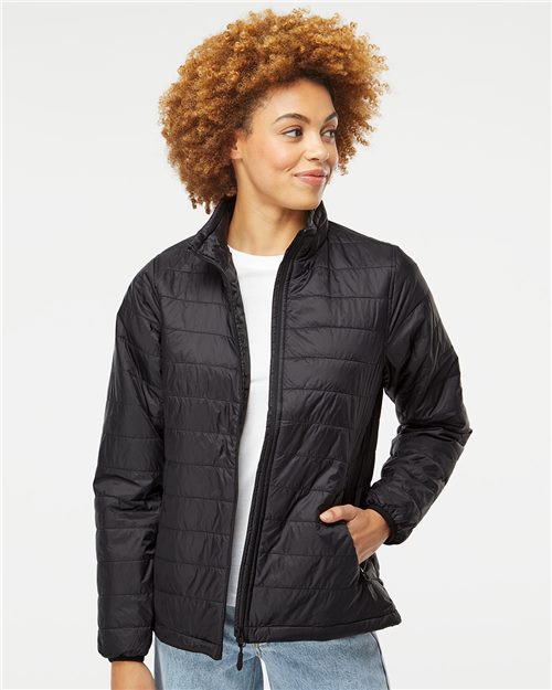 Independent Trading Co. Women's Puffer Jacket - Independent Trading Co. EXP200PFZ