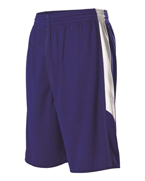 Alleson Athletic Men's Single Ply Reversible Basketball Shorts - Alleson Athletic 589PSP