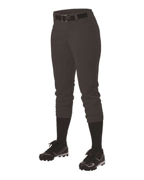 Alleson Athletic Girls' Fastpitch Softball Pants with Belt Loops - Alleson Athletic 605PBWY