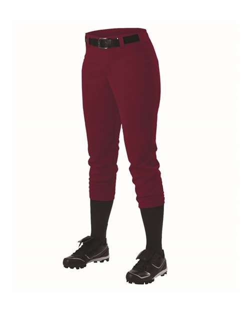 Alleson Athletic Girls' Fastpitch Softball Pants with Belt Loops - Alleson Athletic 605PBWY