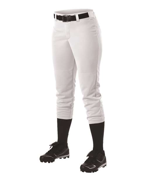 Alleson Athletic Girls' Fastpitch Softball Pants with Belt Loops - Alleson Athletic 605PBWY