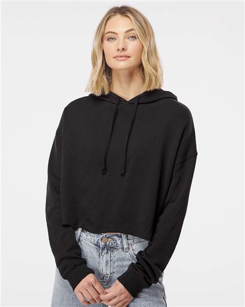 Independent Trading Co. Women’s Lightweight Crop Hooded Sweatshirt - Independent Trading Co. AFX64CRP
