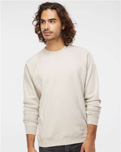 Independent Trading Co. Unisex Special Blend Raglan Crewneck Sweatshirt - Independent Trading Co. PRM30SBC