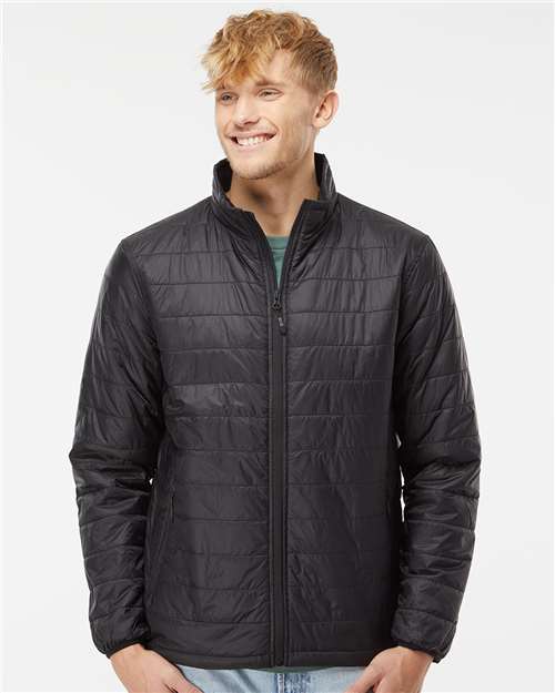Independent Trading Co. Men's Puffer Jacket - Independent Trading Co. EXP100PFZ