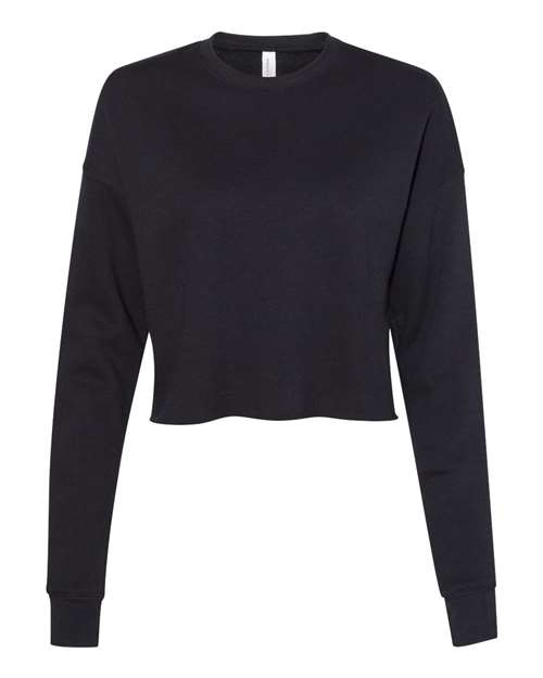 Bella + Canvas 7503 Women's Crop Fleece Crewneck Sweatshirt