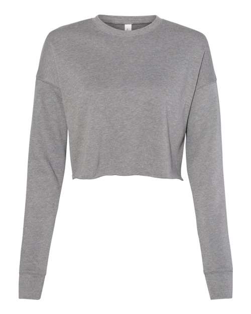 Bella + Canvas 7503 Women's Crop Fleece Crewneck Sweatshirt