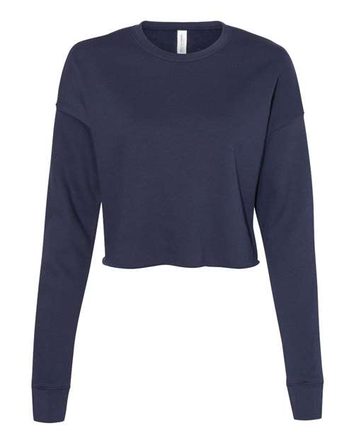 Bella + Canvas 7503 Women's Crop Fleece Crewneck Sweatshirt