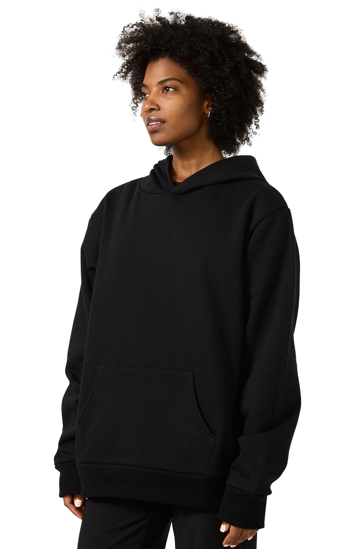 Royal Apparel 81155 Unisex Magnum Heavyweight Fleece Hoody - Black