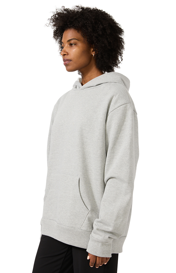 Royal Apparel 81155 Unisex Magnum Heavyweight Fleece Hoody - Heather Grey