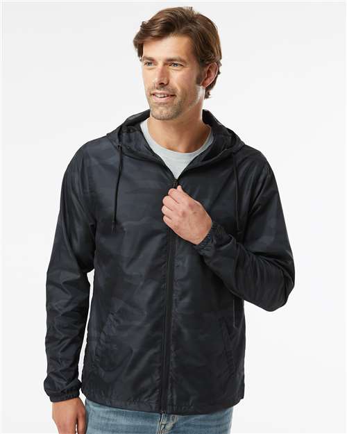 Independent Trading Co. Men's Lightweight Windbreaker Full-Zip Jacket - Independent Trading Co. EXP54LWZ