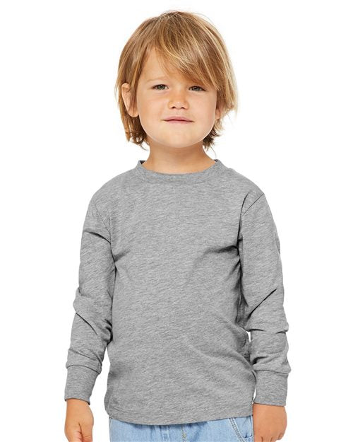 Bella + Canvas 3501T Toddler Jersey Long Sleeve Tee