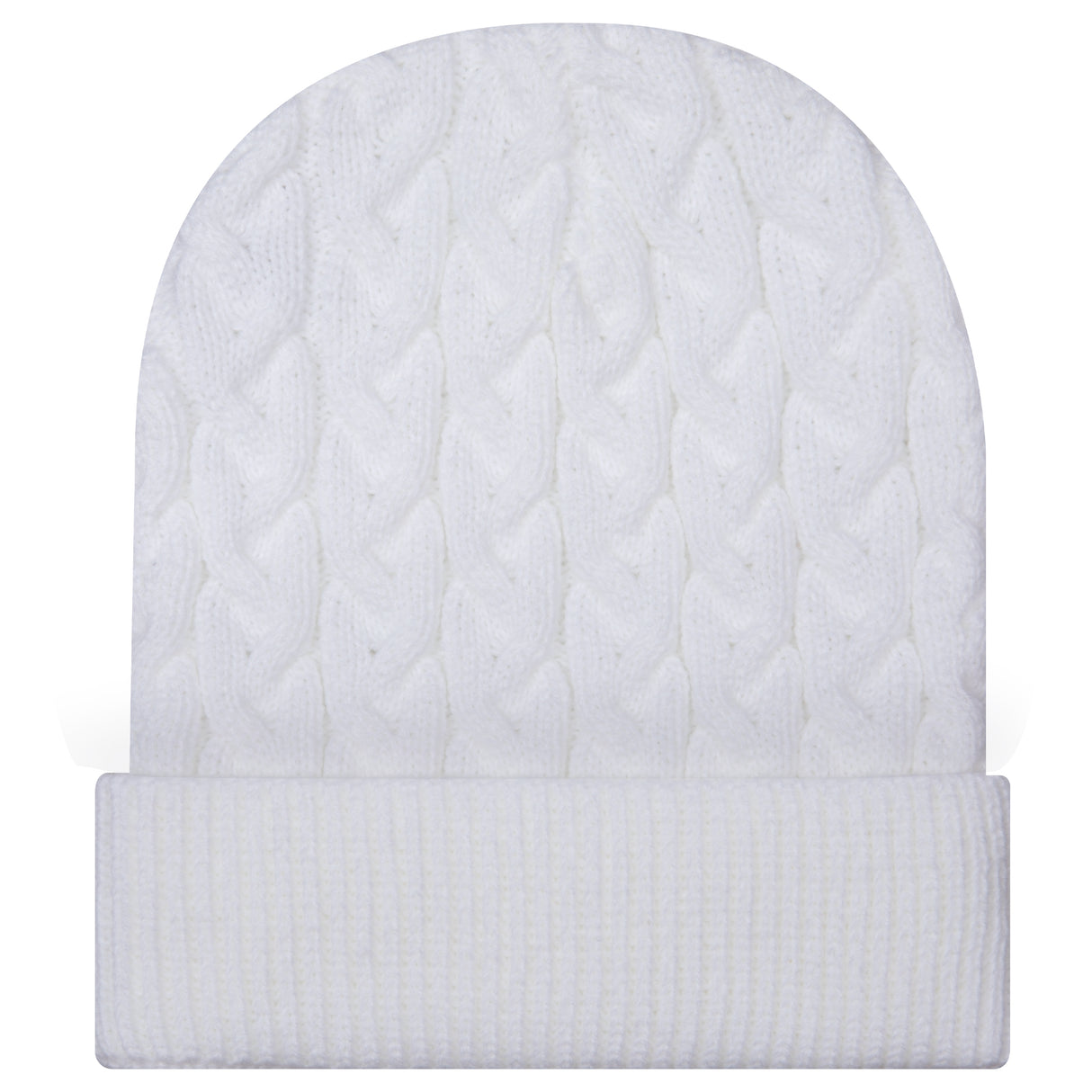 OTTO CAP® 12" Cable Knit Beanie w/ Rib Knit Cuff OTTO 82-1