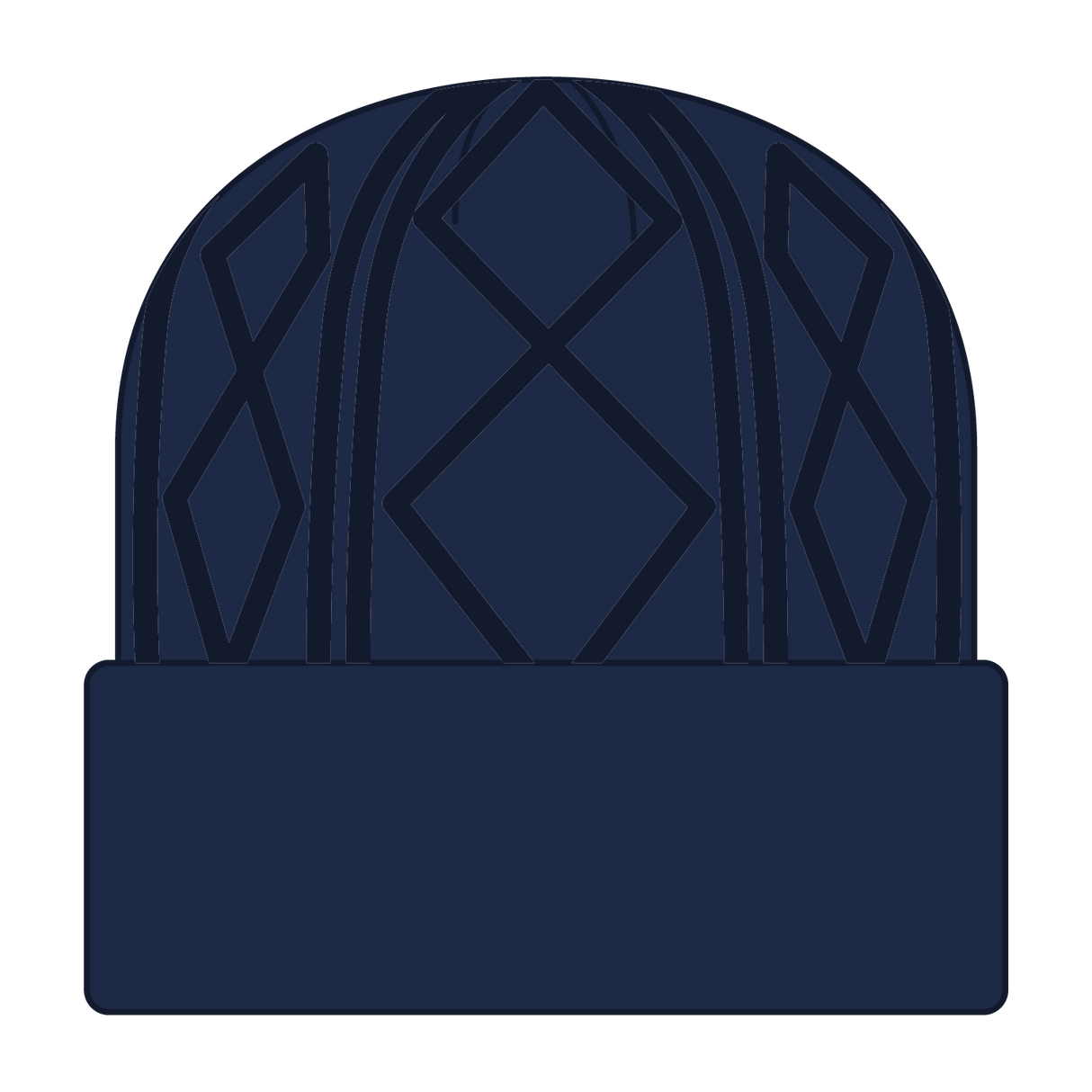 OTTO CAP 12" Cable Knit Beanie w/ Rib Knit Cuff OTTO 82-1215