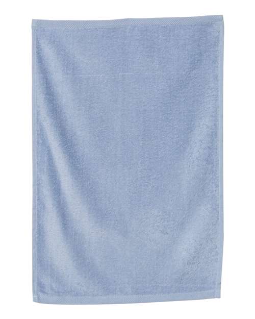 Q-Tees Hemmed Hand Towel - Q-Tees T200 Q-Tees Light Blue One Size