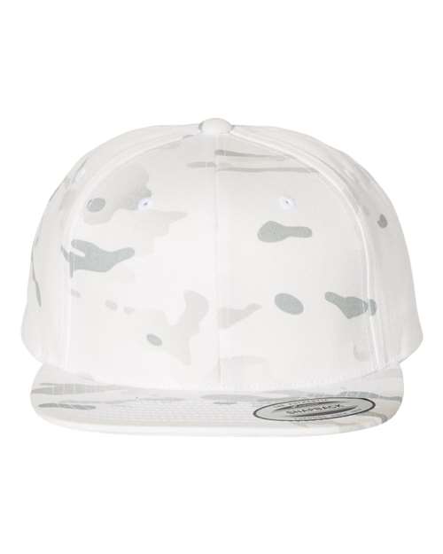 YP Classics Premium Flat Bill Snapback Cap - Yupoong 6089M