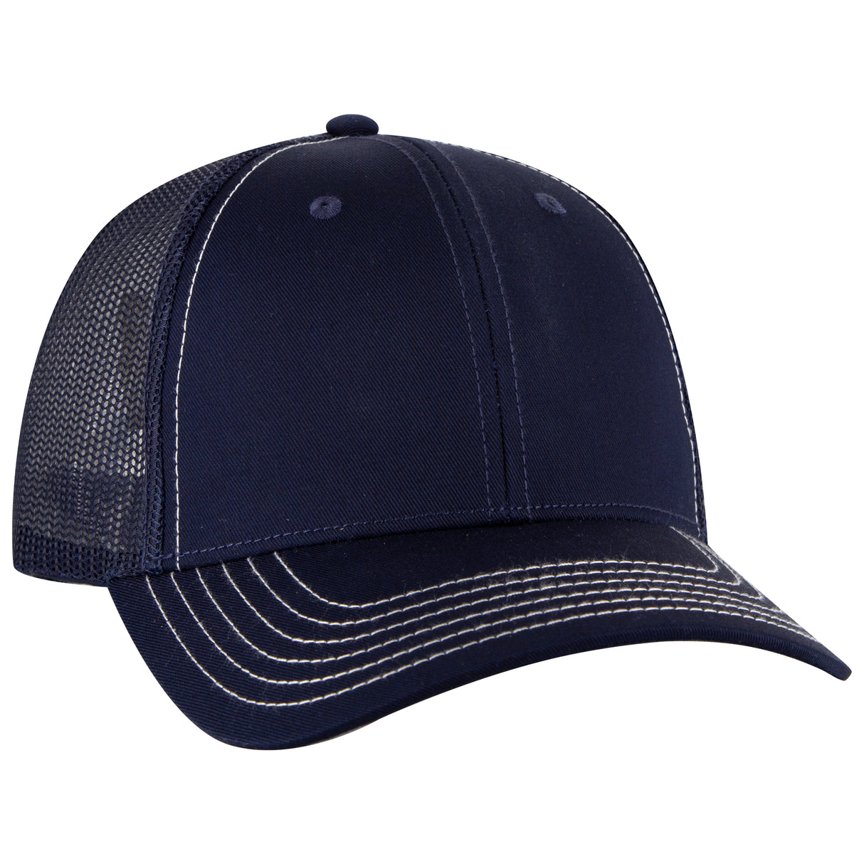 OTTO CAP® 6 Panel Low Profile Mesh Back Trucker Hat OTTO 83-1239