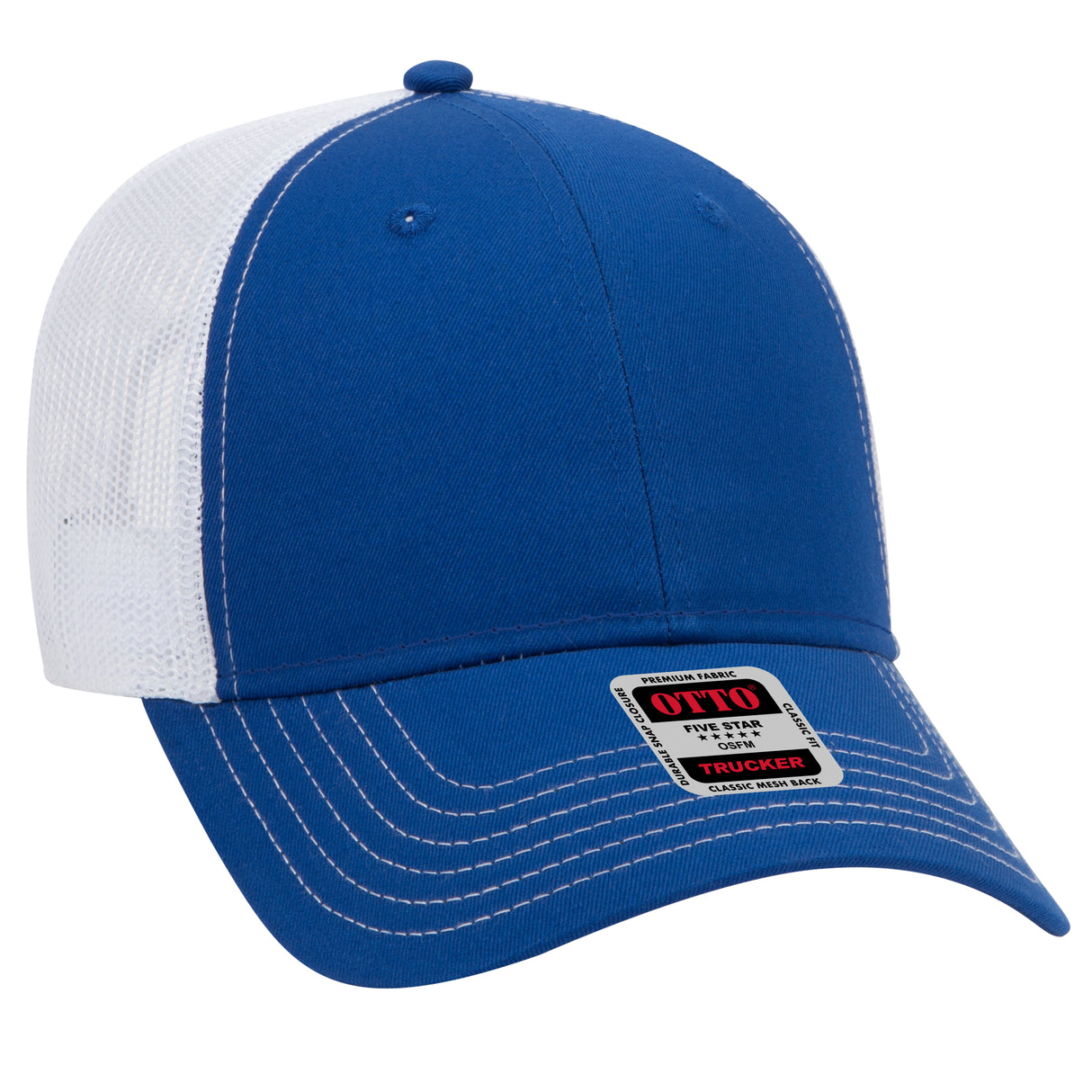 OTTO CAP® 6 Panel Low Profile Mesh Back Trucker Hat OTTO 83-1239