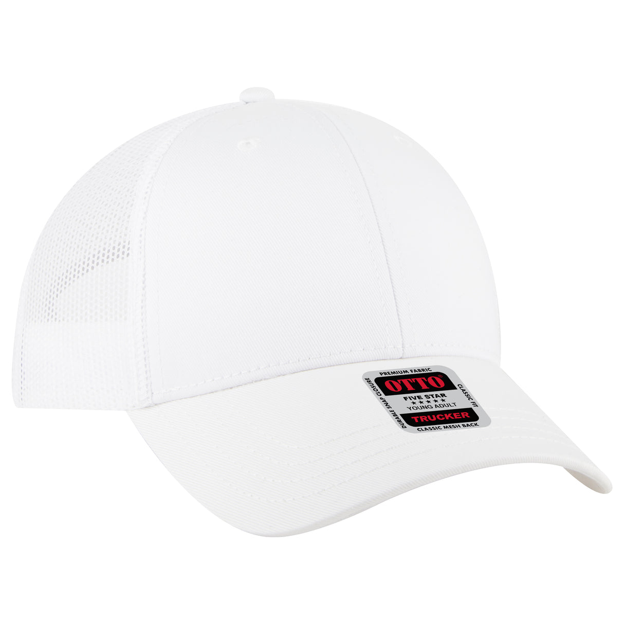 OTTO CAP® 6 Panel Low Profile Mesh Back Trucker Hat OTTO 83-1239
