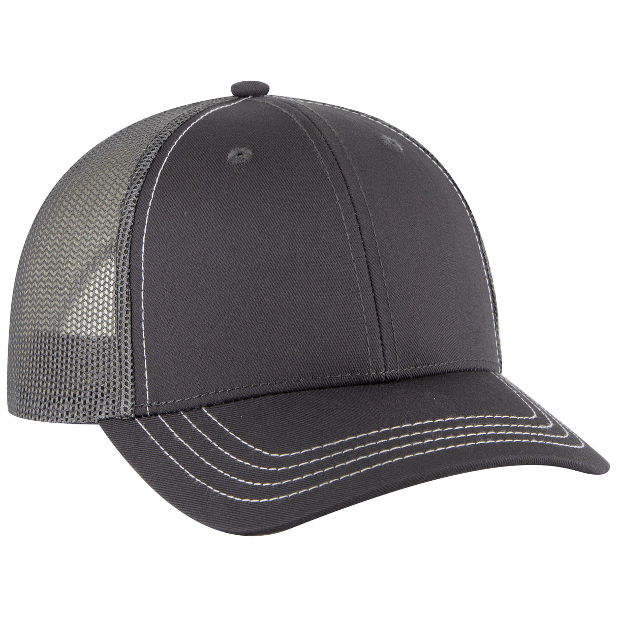 OTTO CAP® 6 Panel Low Profile Mesh Back Trucker Hat OTTO 83-1239