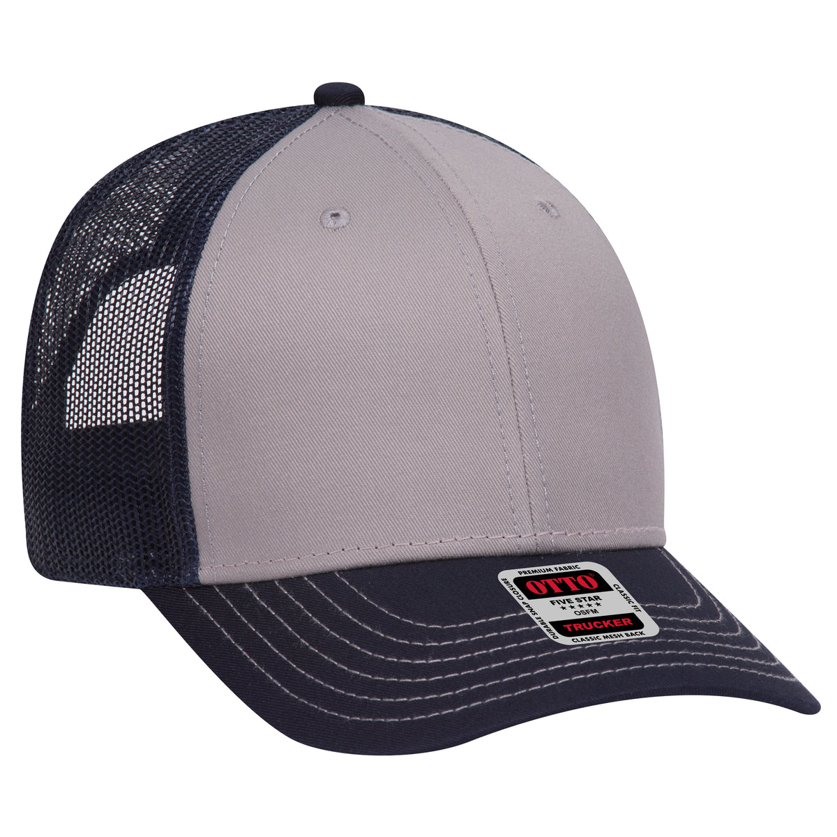 OTTO CAP® 6 Panel Low Profile Mesh Back Trucker Hat OTTO 83-1239