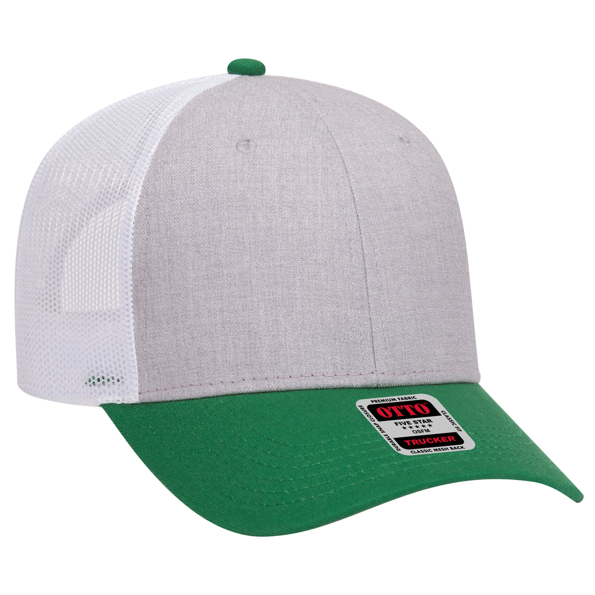 OTTO CAP® 6 Panel Low Profile Mesh Back Trucker Hat OTTO 83-1239