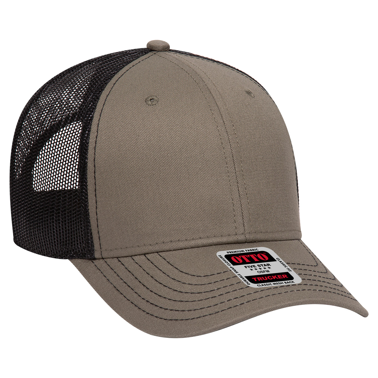 OTTO CAP® 6 Panel Low Profile Mesh Back Trucker Hat OTTO 83-1239