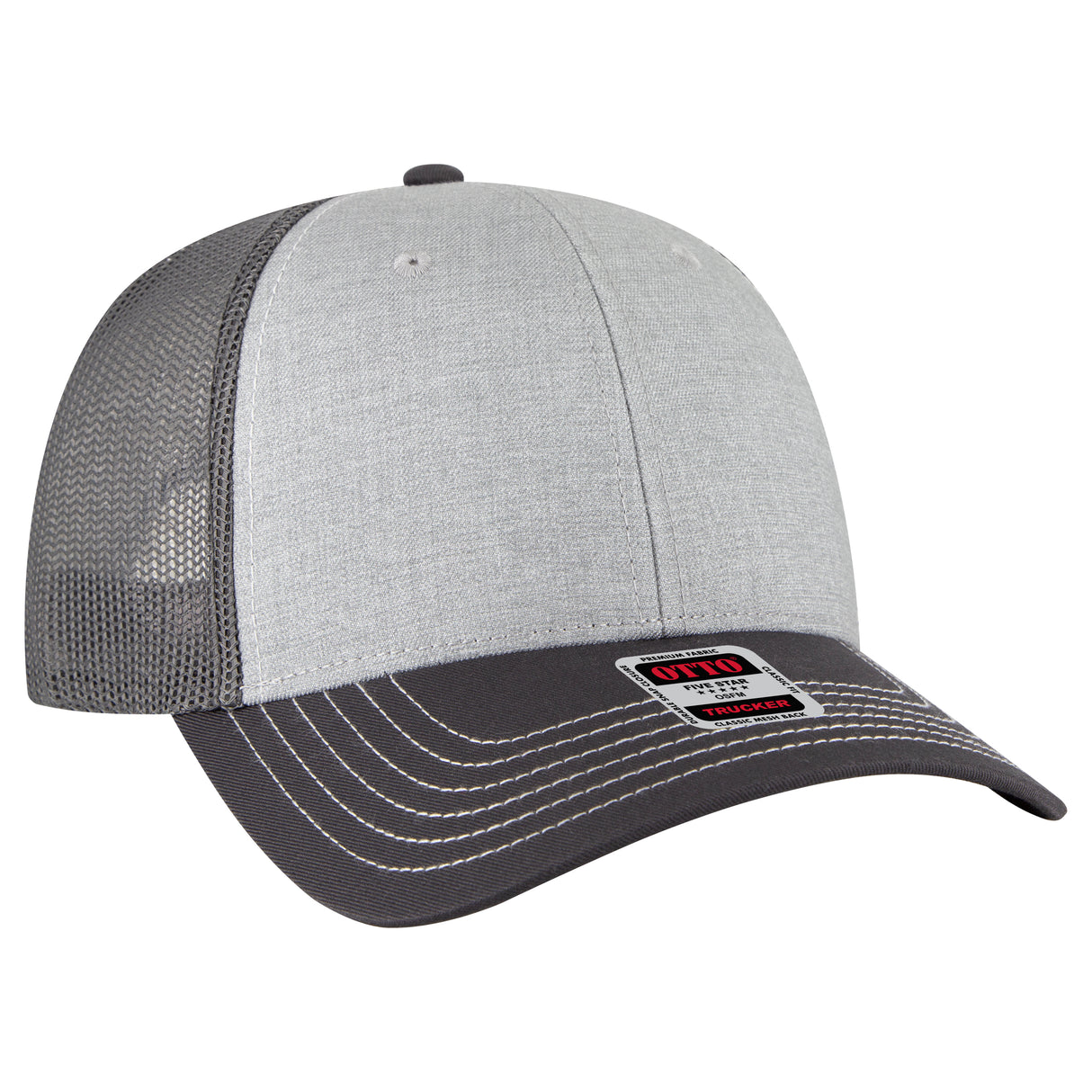 OTTO CAP® 6 Panel Low Profile Mesh Back Trucker Hat OTTO 83-1239