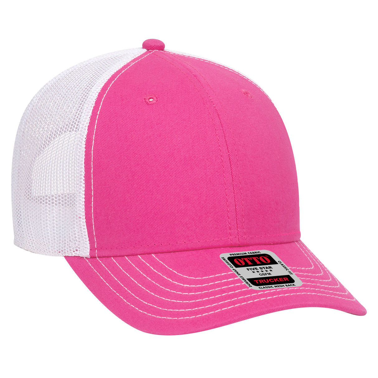 OTTO CAP® 6 Panel Low Profile Mesh Back Trucker Hat OTTO 83-1239