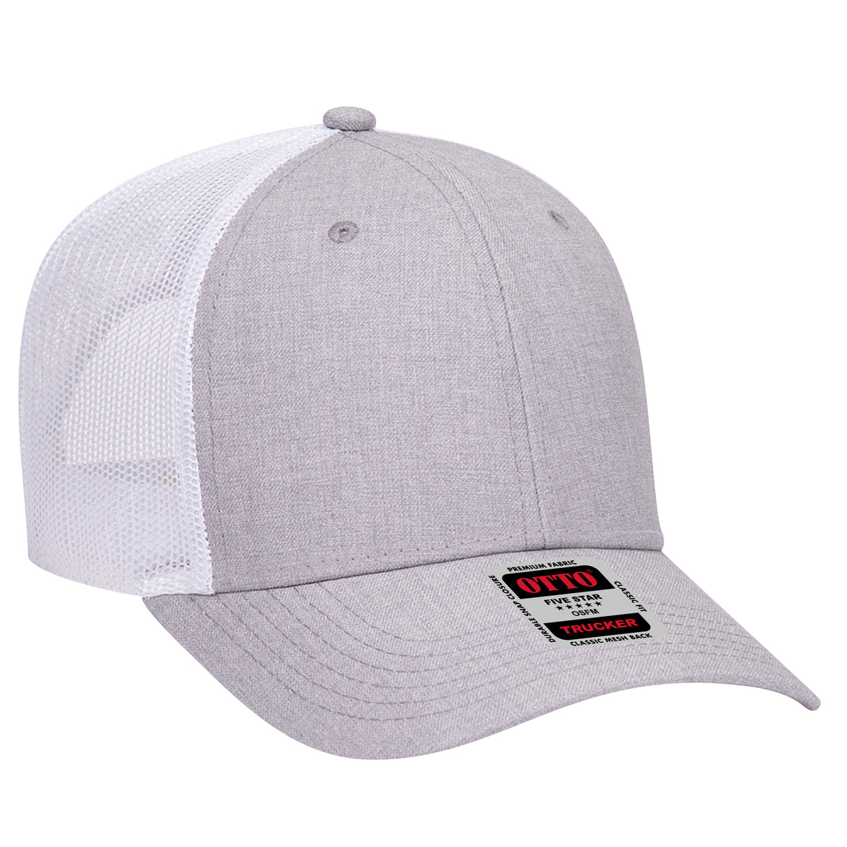 OTTO CAP 6 Panel Low Profile Mesh Back Trucker Hat OTTO 83-1239