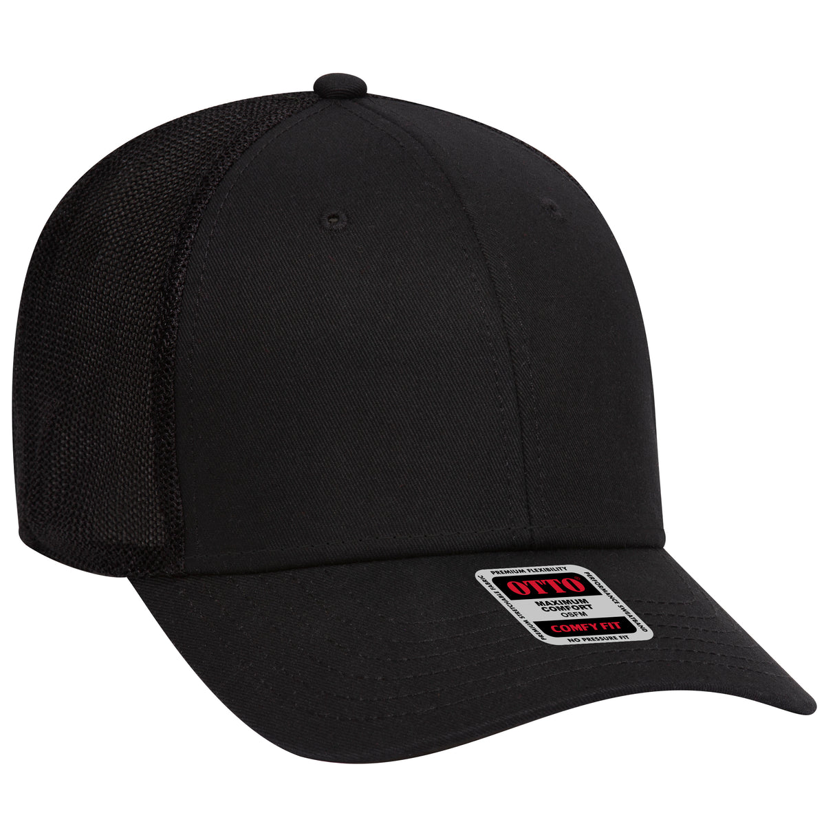 OTTO CAP® OTTO COMFY FIT® 6 Panel Low Profile Mesh Back Trucker Hat OTTO 83-1299