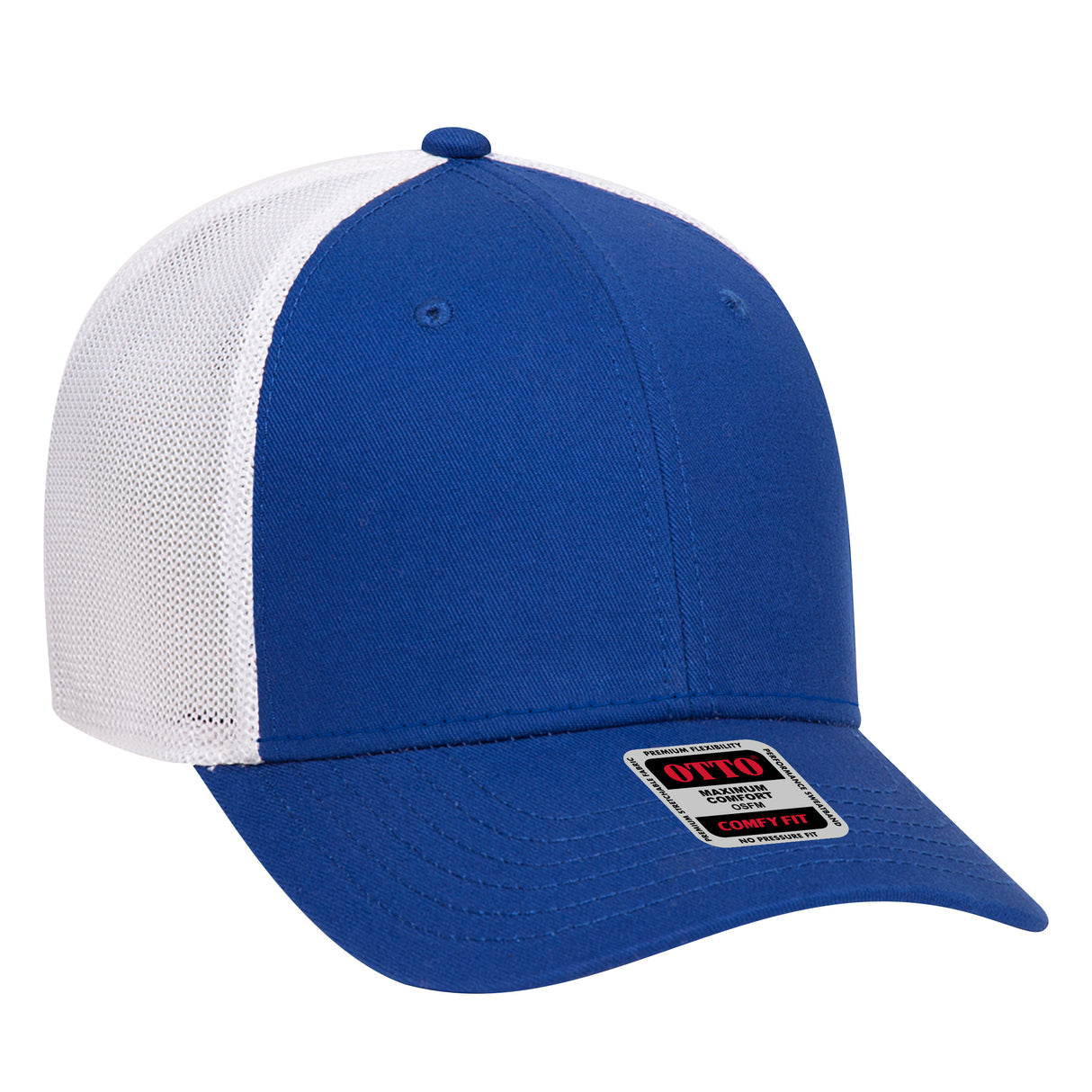 OTTO CAP® OTTO COMFY FIT® 6 Panel Low Profile Mesh Back Trucker Hat OTTO 83-1299