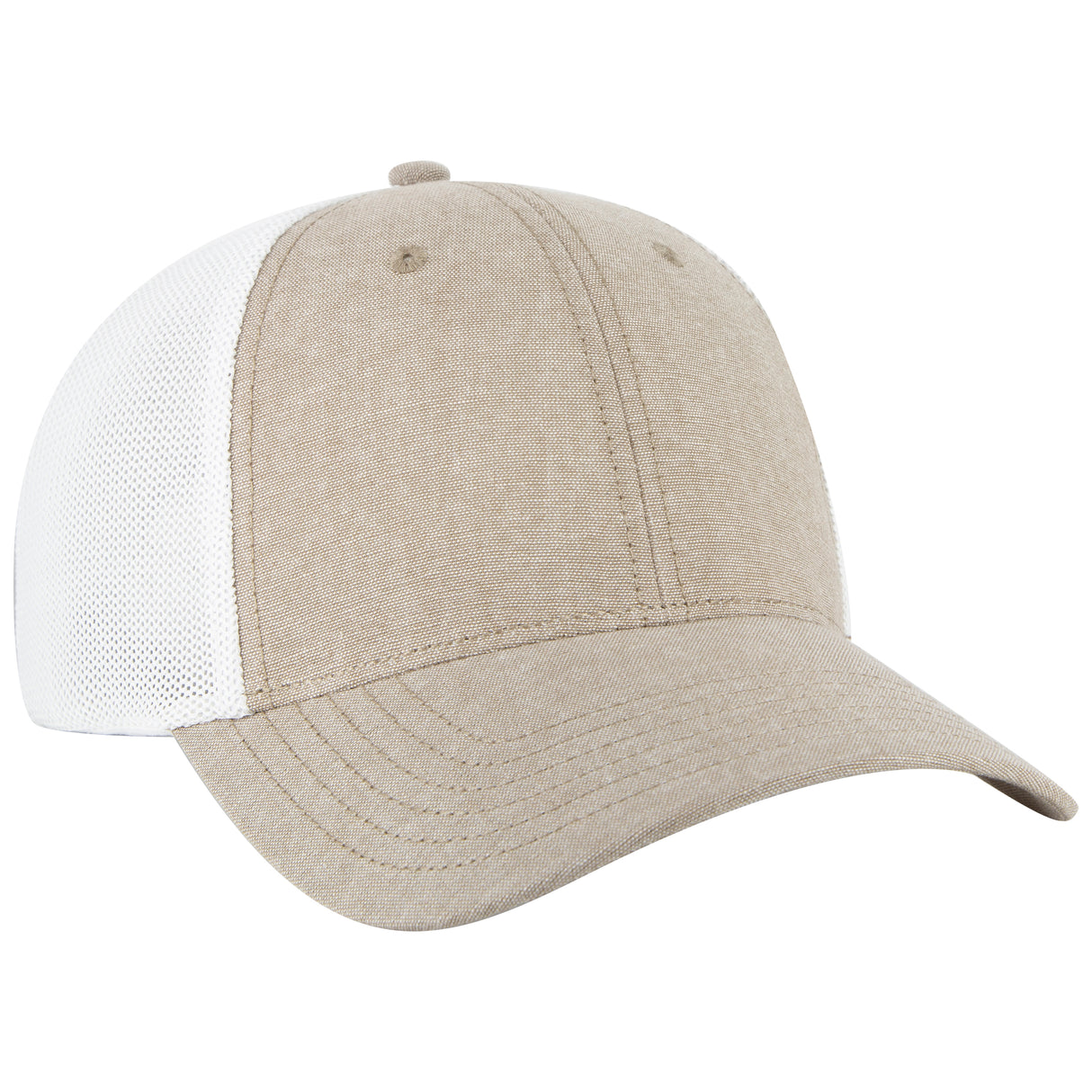 OTTO CAP® OTTO COMFY FIT® 6 Panel Low Profile Mesh Back Trucker Hat OTTO 83-1299
