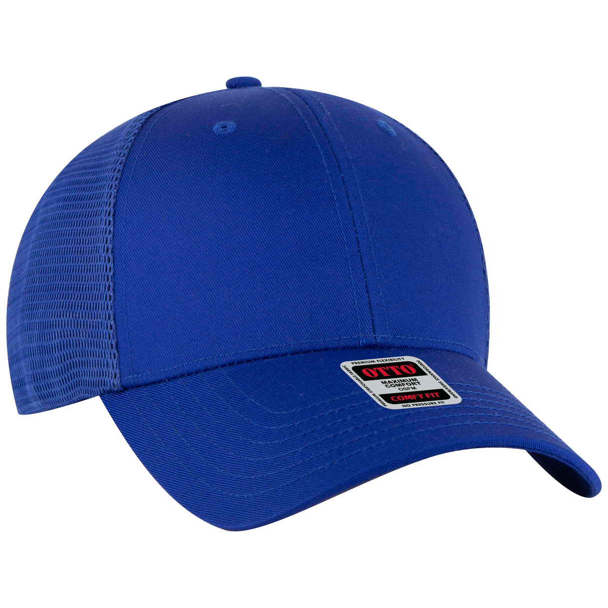 OTTO CAP® OTTO COMFY FIT® 6 Panel Low Profile Mesh Back Trucker Hat OTTO 83-2