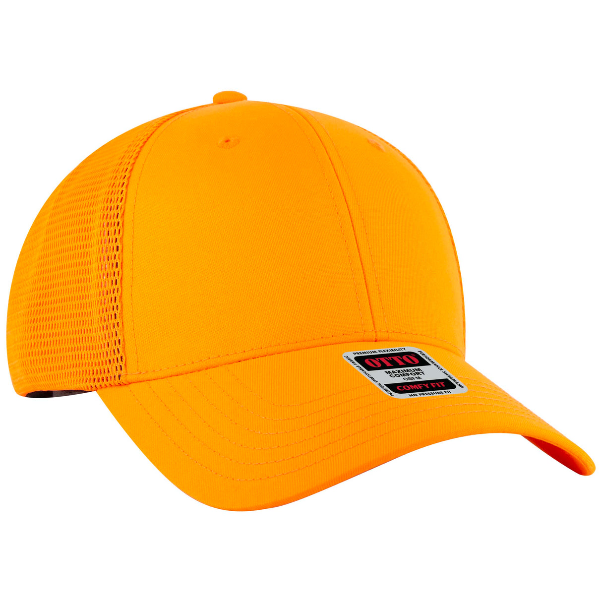 OTTO CAP® OTTO COMFY FIT® 6 Panel Low Profile Mesh Back Trucker Hat OTTO 83-2