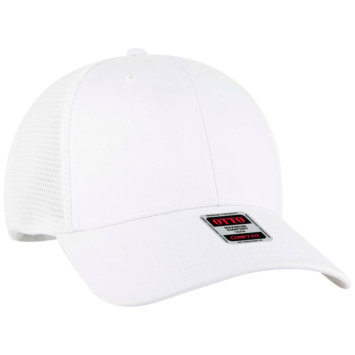 OTTO CAP® OTTO COMFY FIT® 6 Panel Low Profile Mesh Back Trucker Hat OTTO 83-2