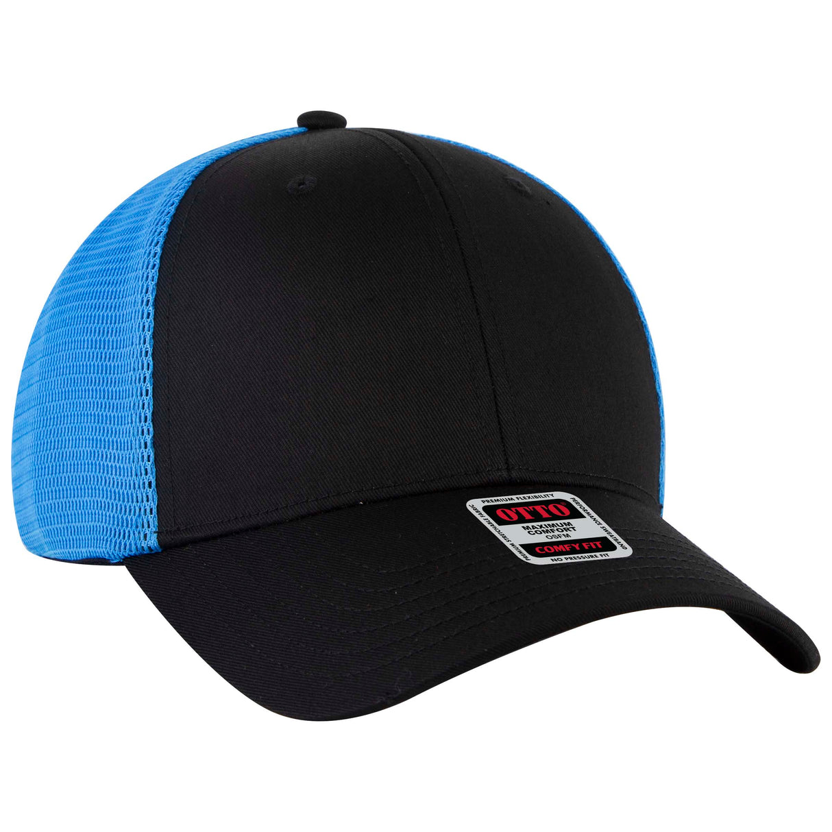 OTTO CAP® OTTO COMFY FIT® 6 Panel Low Profile Mesh Back Trucker Hat OTTO 83-2