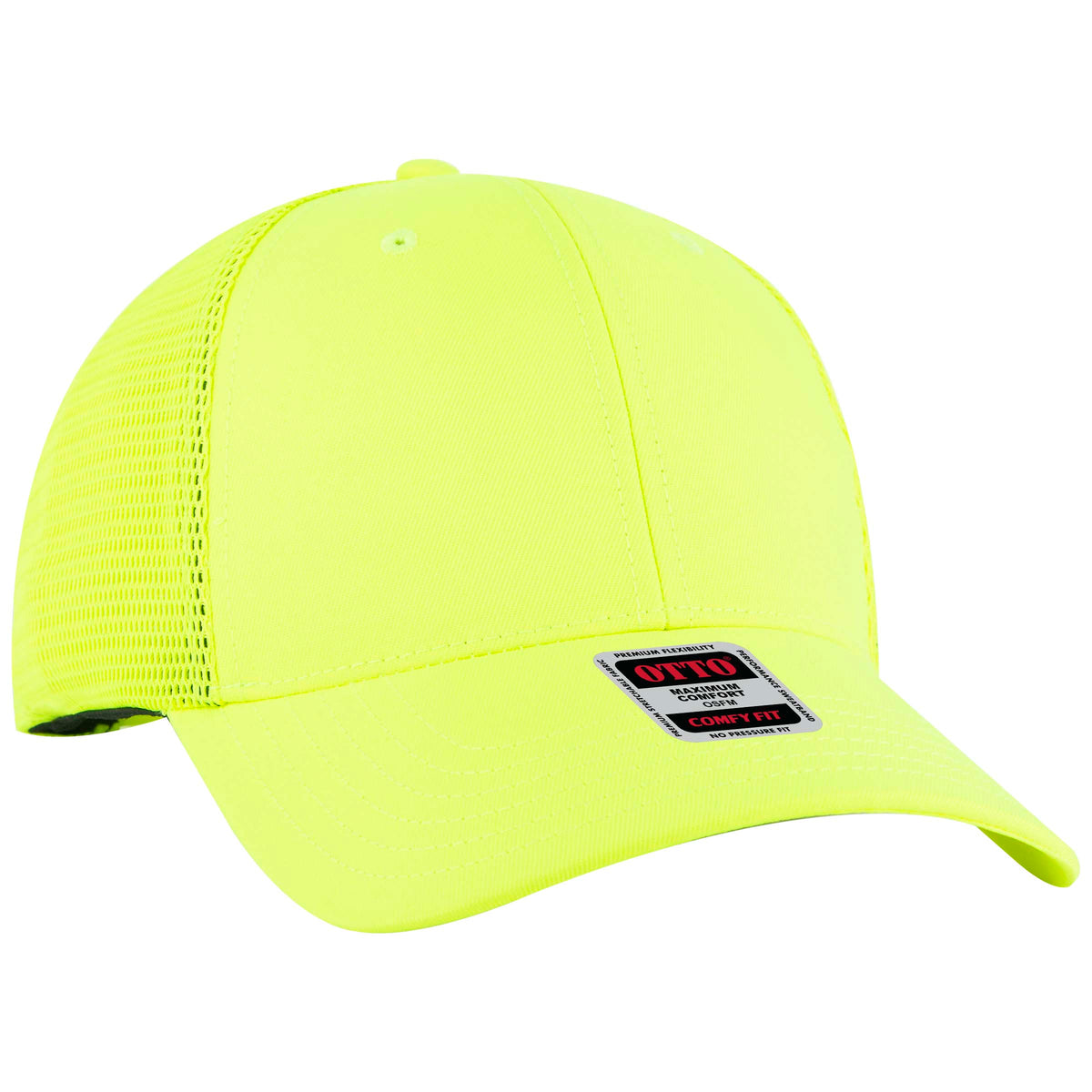 OTTO CAP® OTTO COMFY FIT® 6 Panel Low Profile Mesh Back Trucker Hat OTTO 83-2