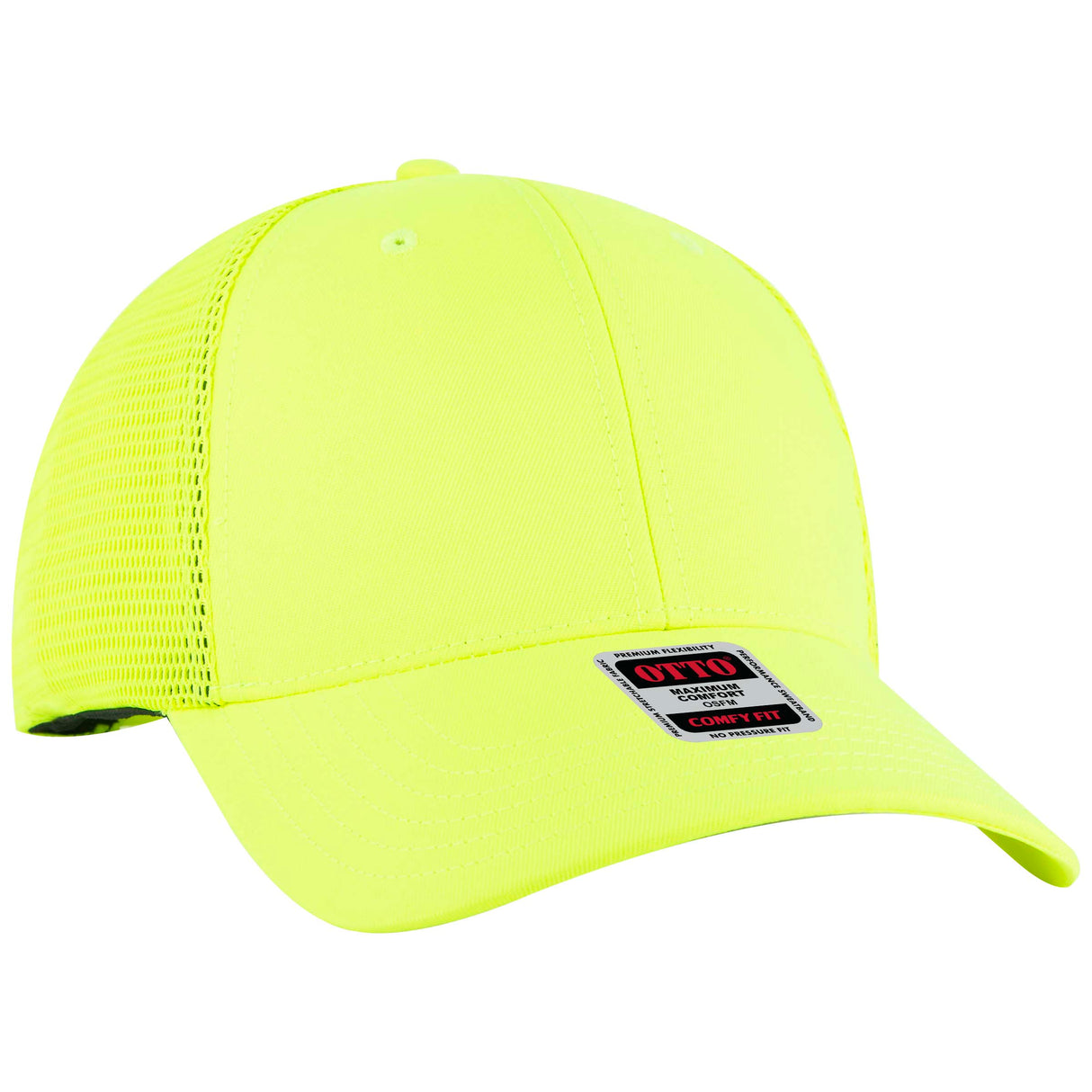 OTTO CAP® OTTO COMFY FIT® 6 Panel Low Profile Mesh Back Trucker Hat OTTO 83-2