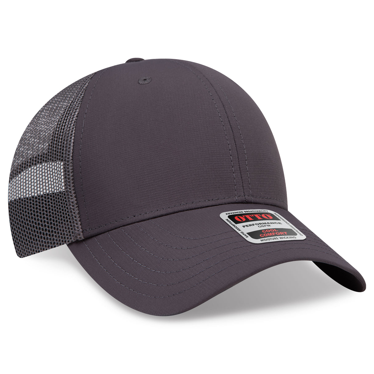 OTTO CAP® 6 Panel Low Profile Mesh Back Trucker Hat OTTO 83-3