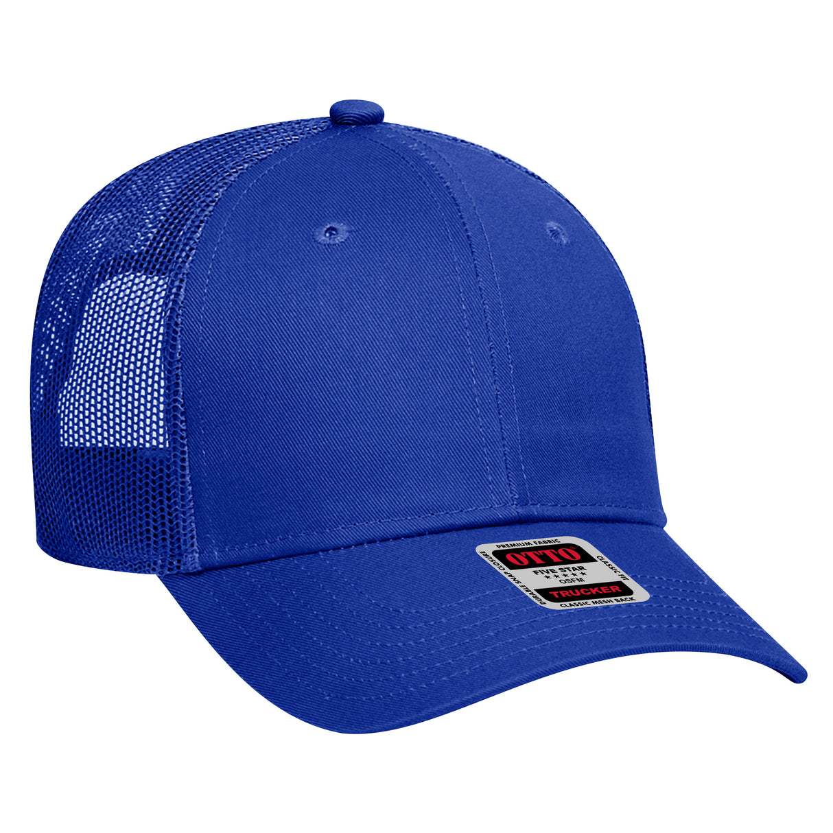 OTTO CAPĀ® 6 Panel Low Profile Mesh Back Trucker Hat OTTO 83-473